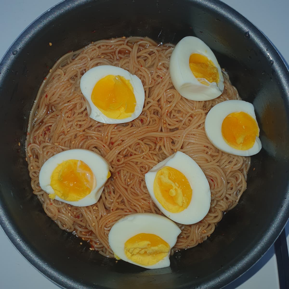 간단하고 맛있는 간장 소면!