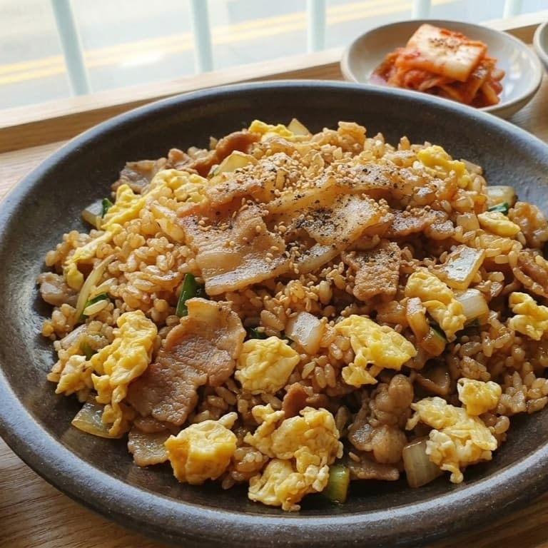 간장 계란볶음밥