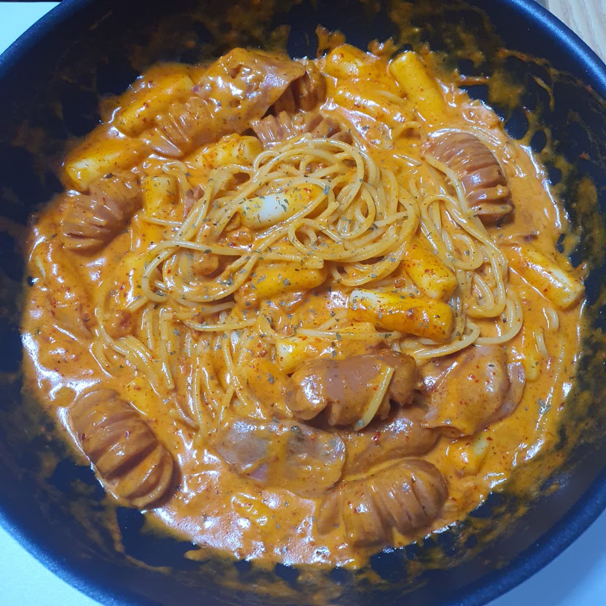 집에서 만드는 꾸덕한 로제 떡볶이 대표 사진 1