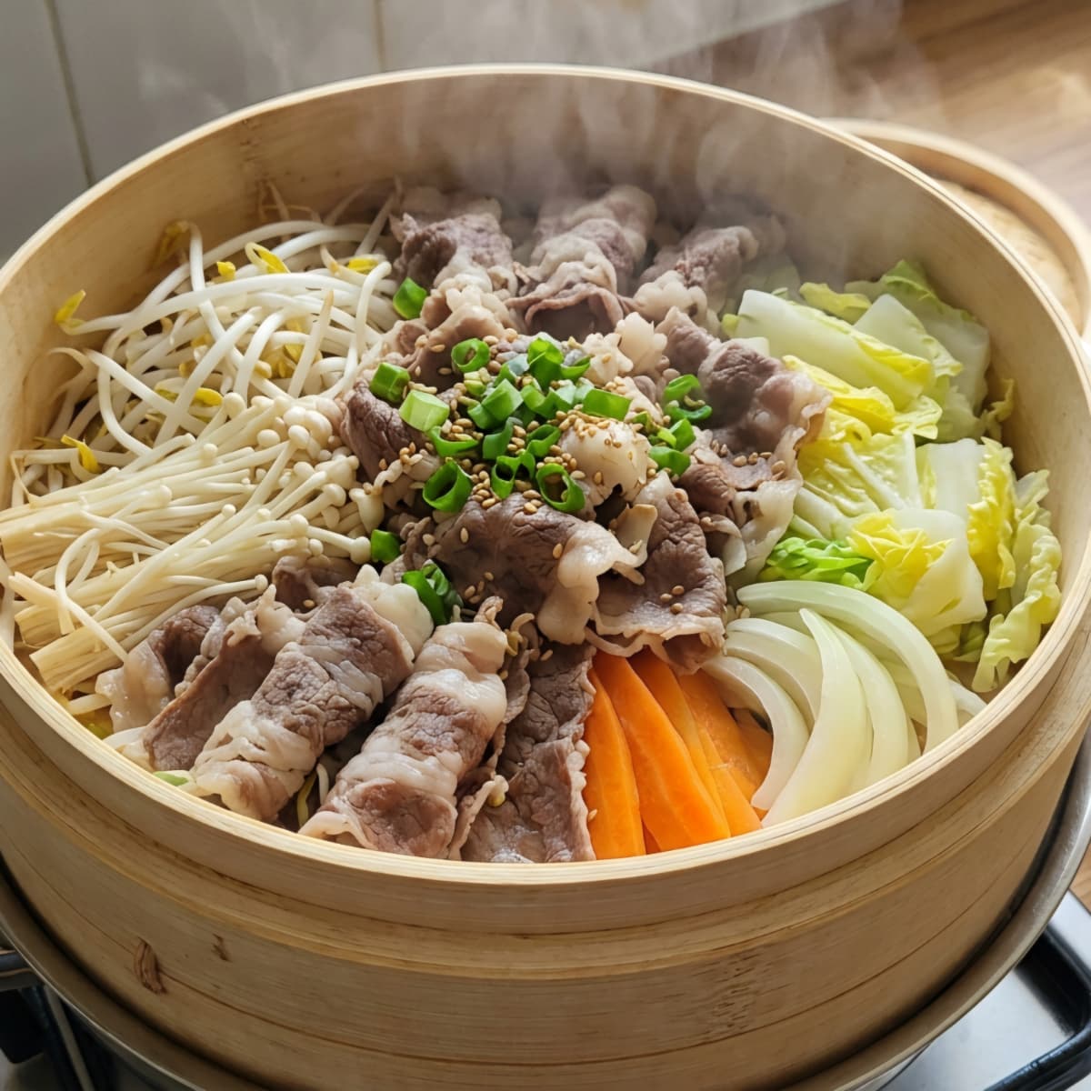 우삼겹 야채찜 대표 사진 1