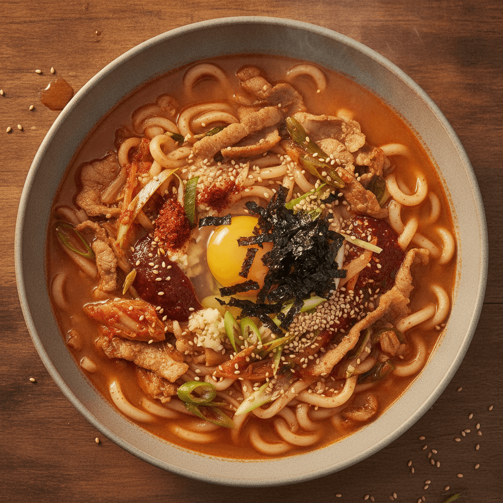 삼겹살 김치칼국수 만드는 법 초간단 황금레시피 대표 사진 1