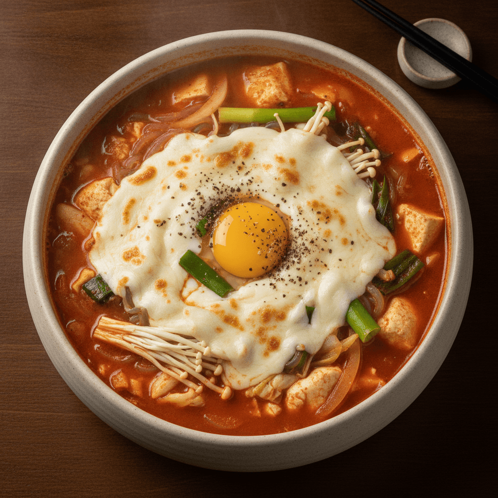 혈당 잡는 치즈 쫄순이 순두부찌개 만드는 법 대표 사진 1